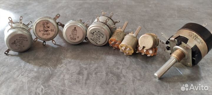 Резисторы подстроечные СССР. Много