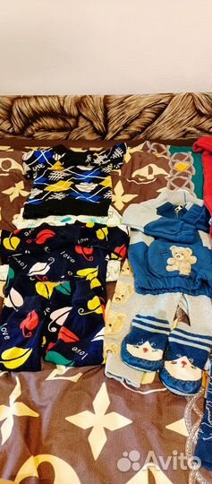 Детские вещи пакетом на мальчика 68 74