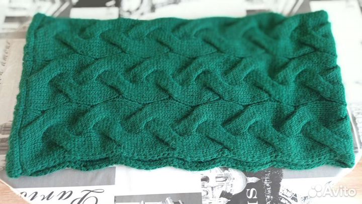 Комплект шапка и снуд женский