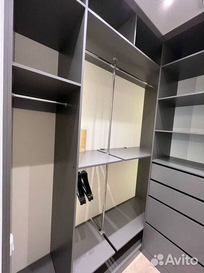 Гардеробная на заказ под ключ