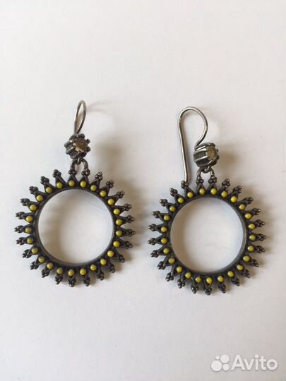 Серьги серебро