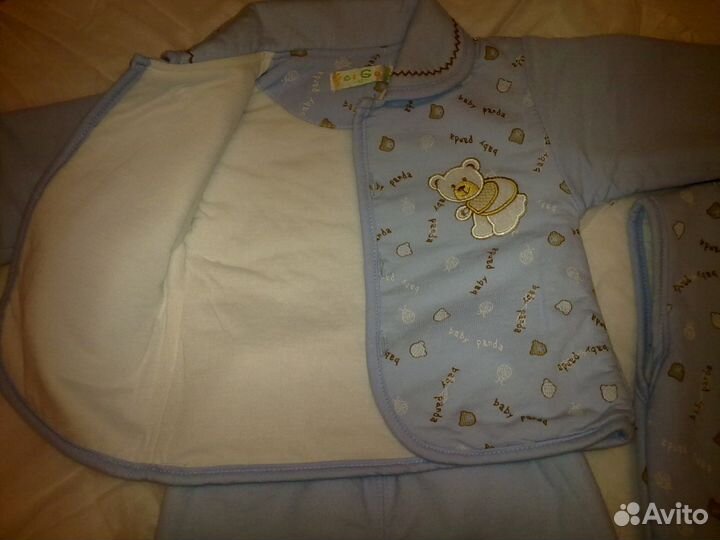 Теплый костюм-тройка