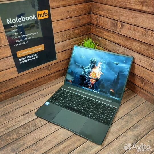 Отличный бук 2K экран/Core i3/8 RAM