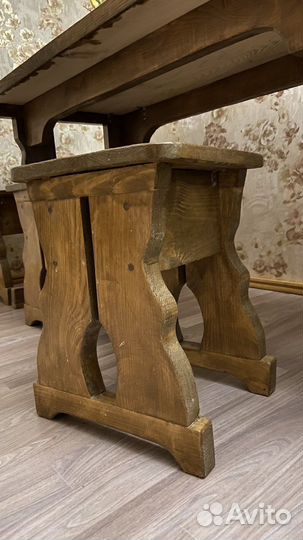 Столы, табуретки, лавки для сада и для кухни