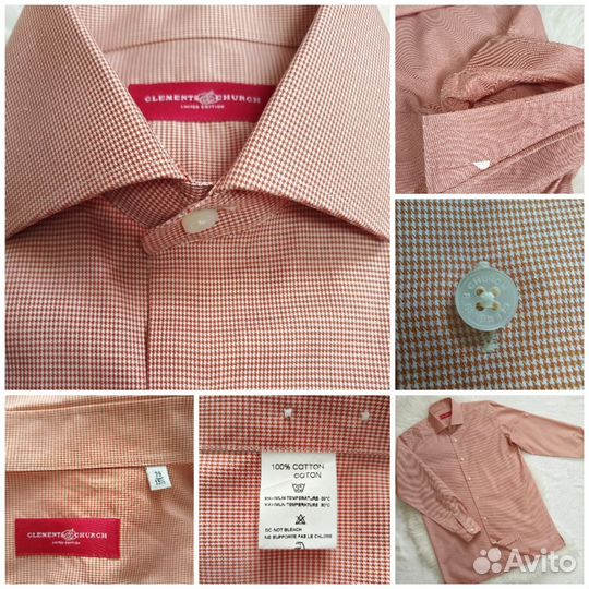 Рубашки брендовые 48 размер, 100% хлопок