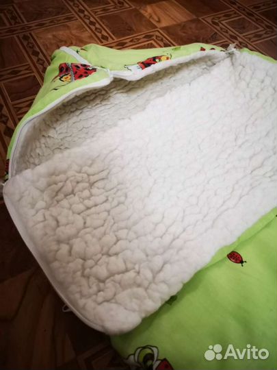 Зимний конверт в прогулочную коляску