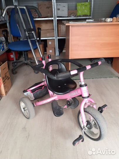 Детский трехколесный велосипед бу