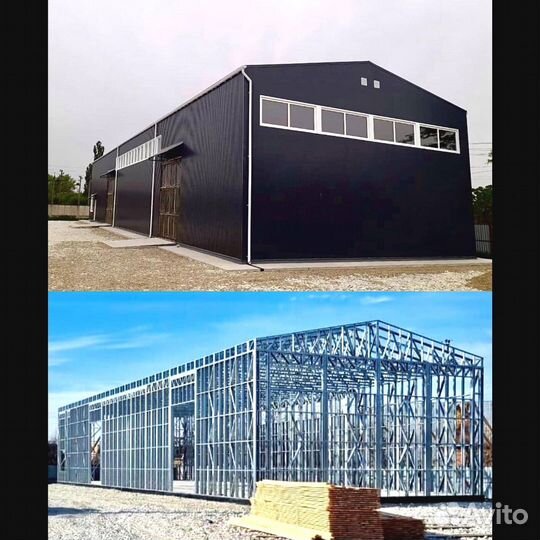 Современные ангары из металла