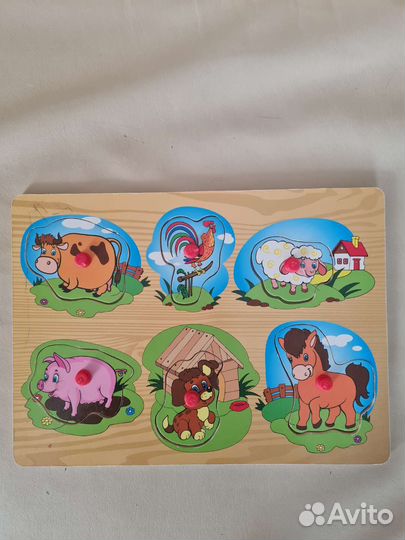 Игрушка деревянная вкладыш