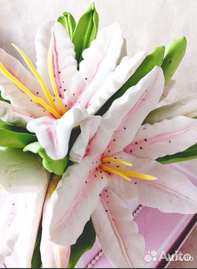 Съедобный букет из зефира на свадьбу