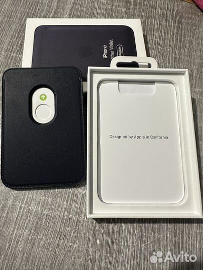 Кардхолдер Apple iPhone Leather Wallet Ink (mppw3)
