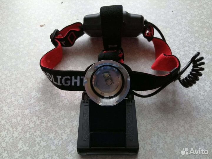 Налобный фонарь двухцветный YYC-T12-2