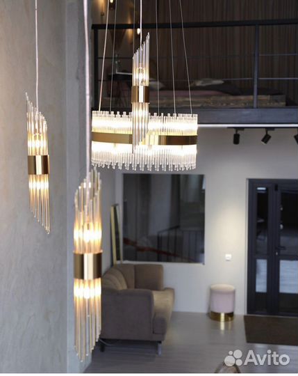 Люстра потолочная подвесная бу