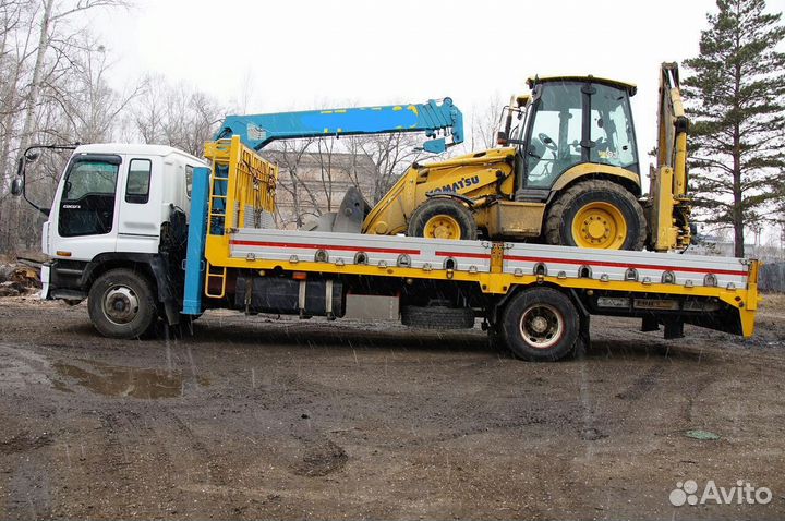 Эвакуатор 10т, сходни, лебедка, грузовик с краном