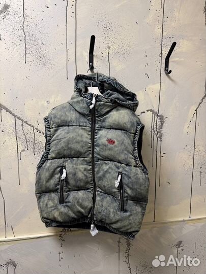 Жилетка Diesel Blue Logo Over Оригинал