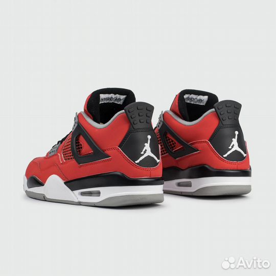 Кроссовки Nike Air Jordan 4 Retro Red Grey Inside