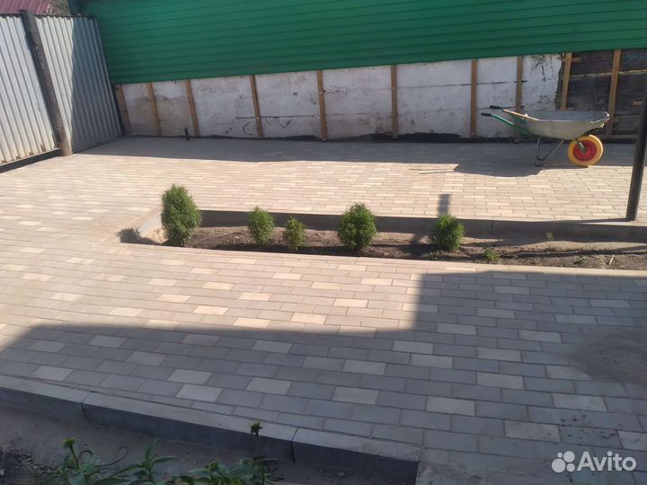 Укладка брусчатки