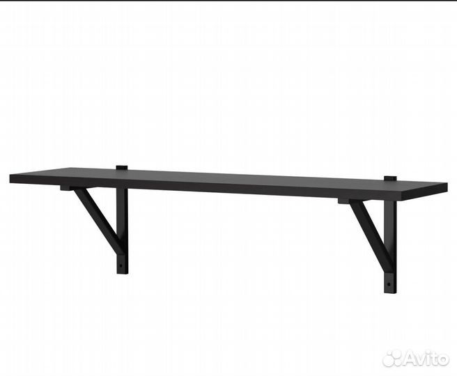 Полка навесная 2 шт. икеа (Экби ерпен)