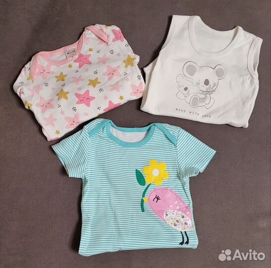 Вещи пакетом для девочки 74 размер