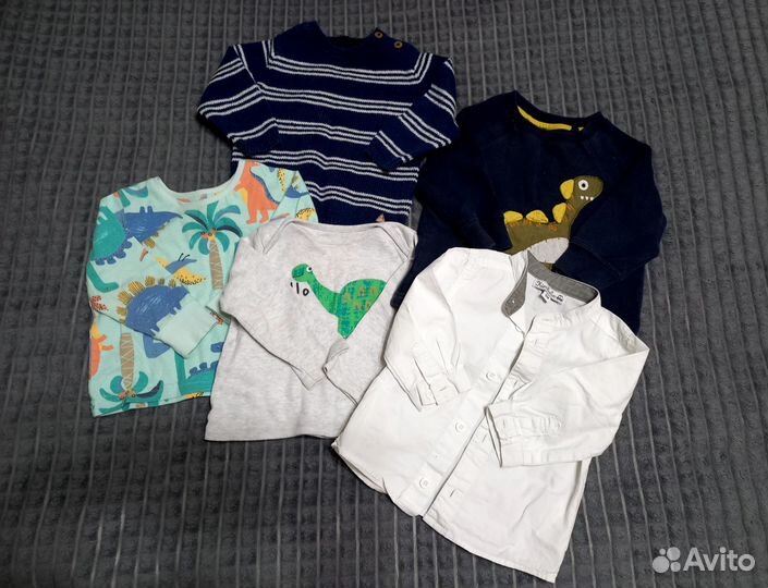 Вещи пакетом на мальчика 68-74 см