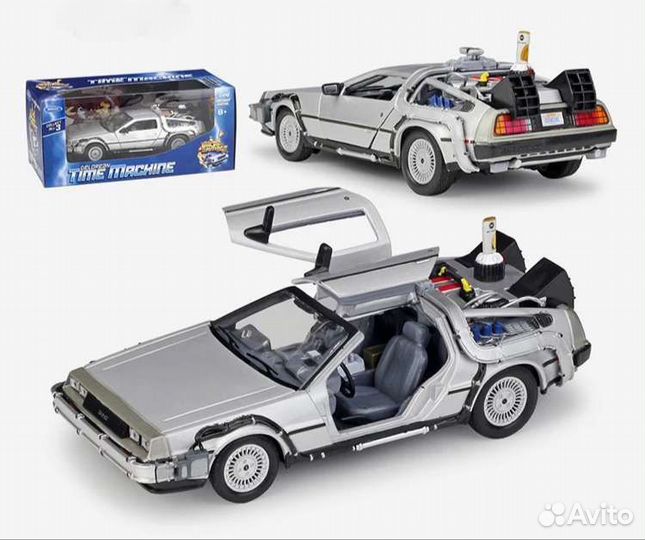 Модель автомобиля welly Delorean DMC-12