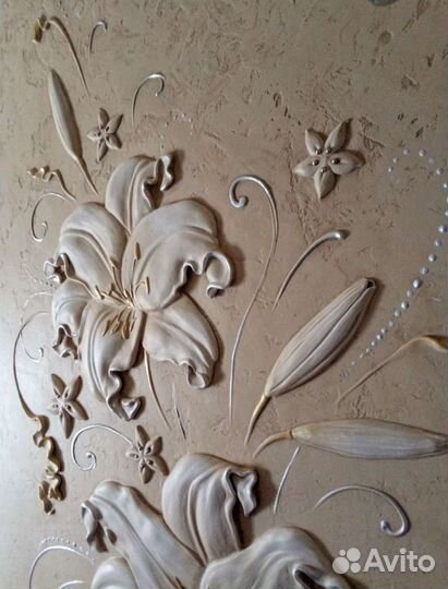 Декор стен, барельеф, панно, фото-декупаж