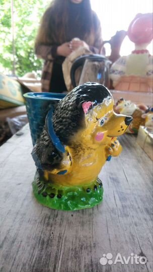 Ёжик под цветы ручки