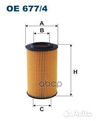 OE 677/4 фильтр масляный MB W204/W212/X204 08