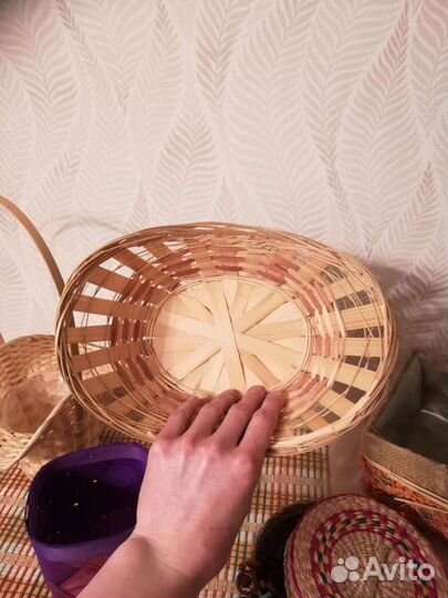 Корзины, плетёная коробочка