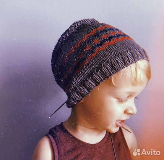 Вязаная детская шапка на заказ