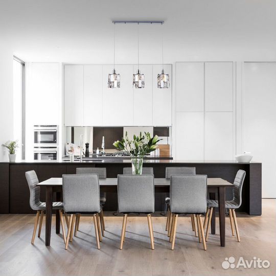 Люстра подвесная на кухню модерн