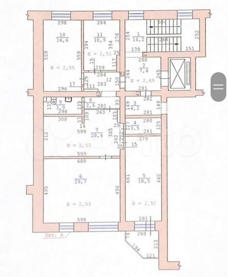 Офис, 137 м² Возможна аренда