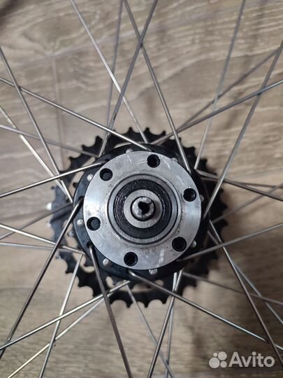 Колесо для велосипедное 26 с касетой