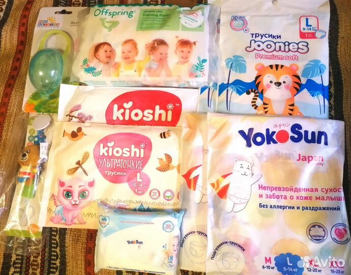 Японские подгузники - трусики и салфетки