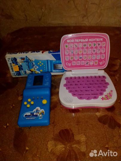 Детский обучающий компьютер и игра 