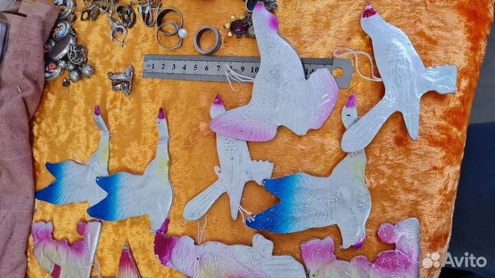 Ёлочные игрушки картонаж, СССР