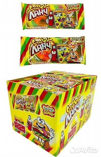Мармелад crazy ланч 15г