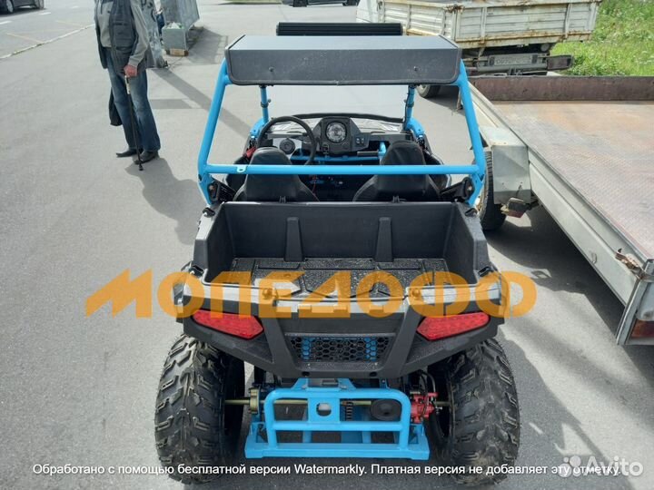 Багги UTV RZR 200 EFI blue + шлем