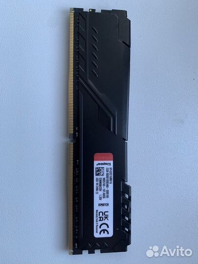 Озу ddr4 kingston fury beast