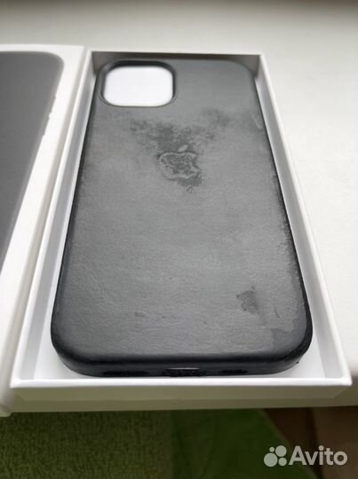 Чехол на iPhone 12 и 12 pro кожаный