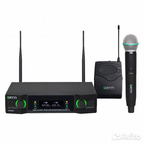 Радиосистема ECO by volta U-2X (614.15/710.20)