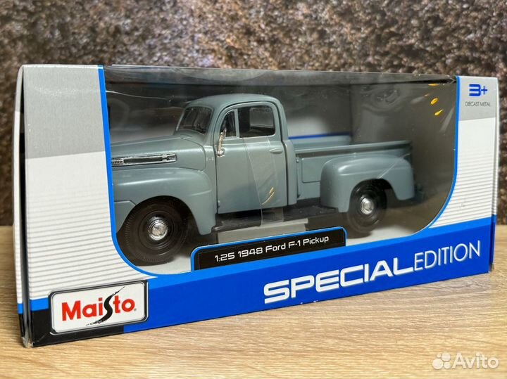 Новая Машина maisto 1:24 Ford F-1 Pickup 1948