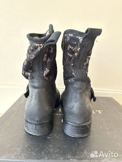 Полусапоги женские 38 натуральная кожа