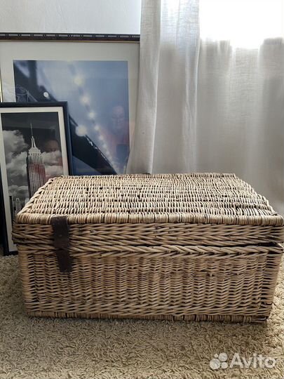 Сундуки плетеные старинные