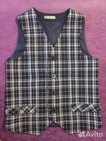 Жилет школьный для мальчика 134