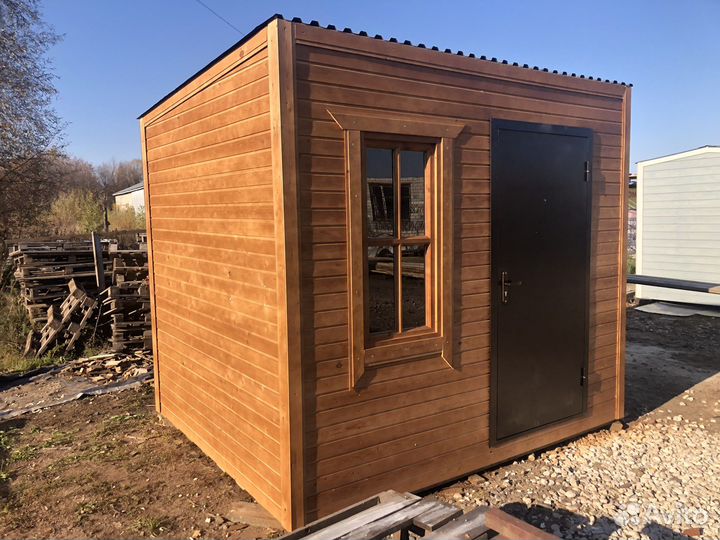 Бытовка деревянная Дачная, Баня.Хозблок