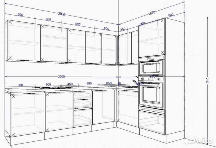 Кухонный гарнитур от производителя