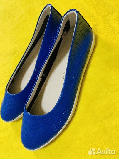 Балетки Новые натуральная кожа
