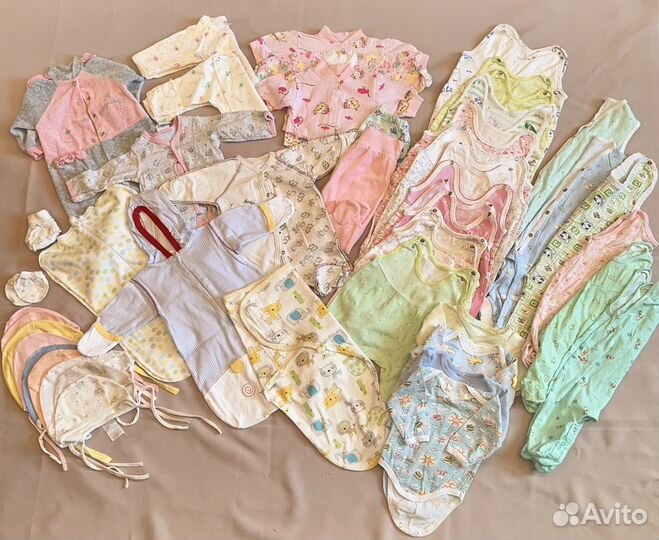 Большой пакет одежды для девочки 50-62