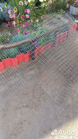 Сетка сварная оцинкованная куски б.у